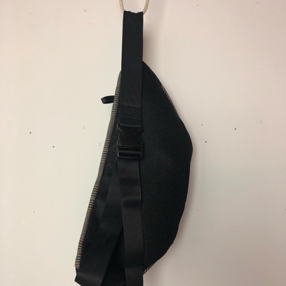 Boo-Hoo Wool Check Bumbag - Picture 4 of 4